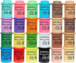 Colorations Wheat & Gluten Free Dough Variety & Colors Like me Pack | Non-Toxic, Play Dough, Bulk Set, Sensory Kit, Party Favors, Classroom Pack