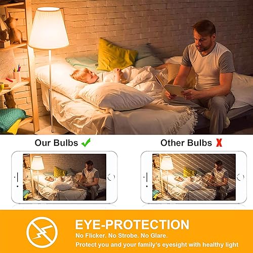 Miniatura 6 de Bombilla LED vintage de filamento espiral T14, base E26, equivalente a 4 W, blanco cálido de 40 W, 2200 K, regulable, AC120 V, 400 lm, vidrio ámbar,