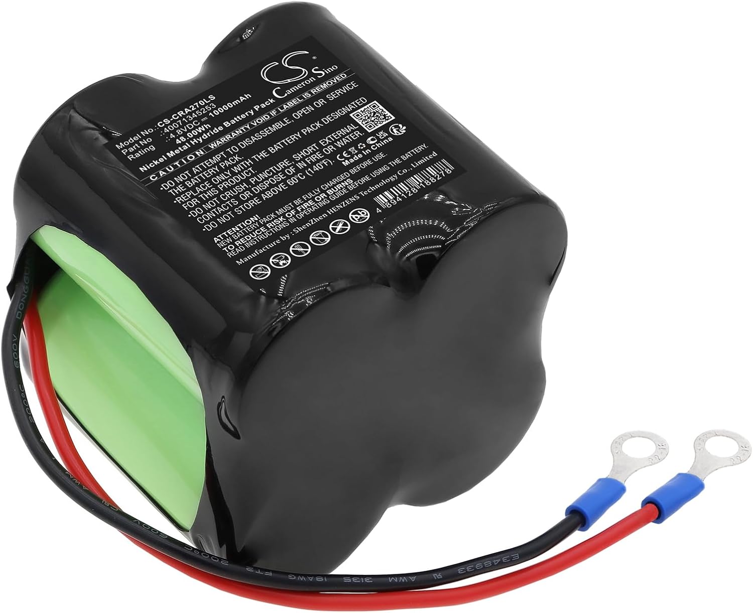 Cameron Sino New 10000mAh Replacement Battery for Handlampe SEB5.4L, SEB5.3, W270, W270.2, W270.3, W276