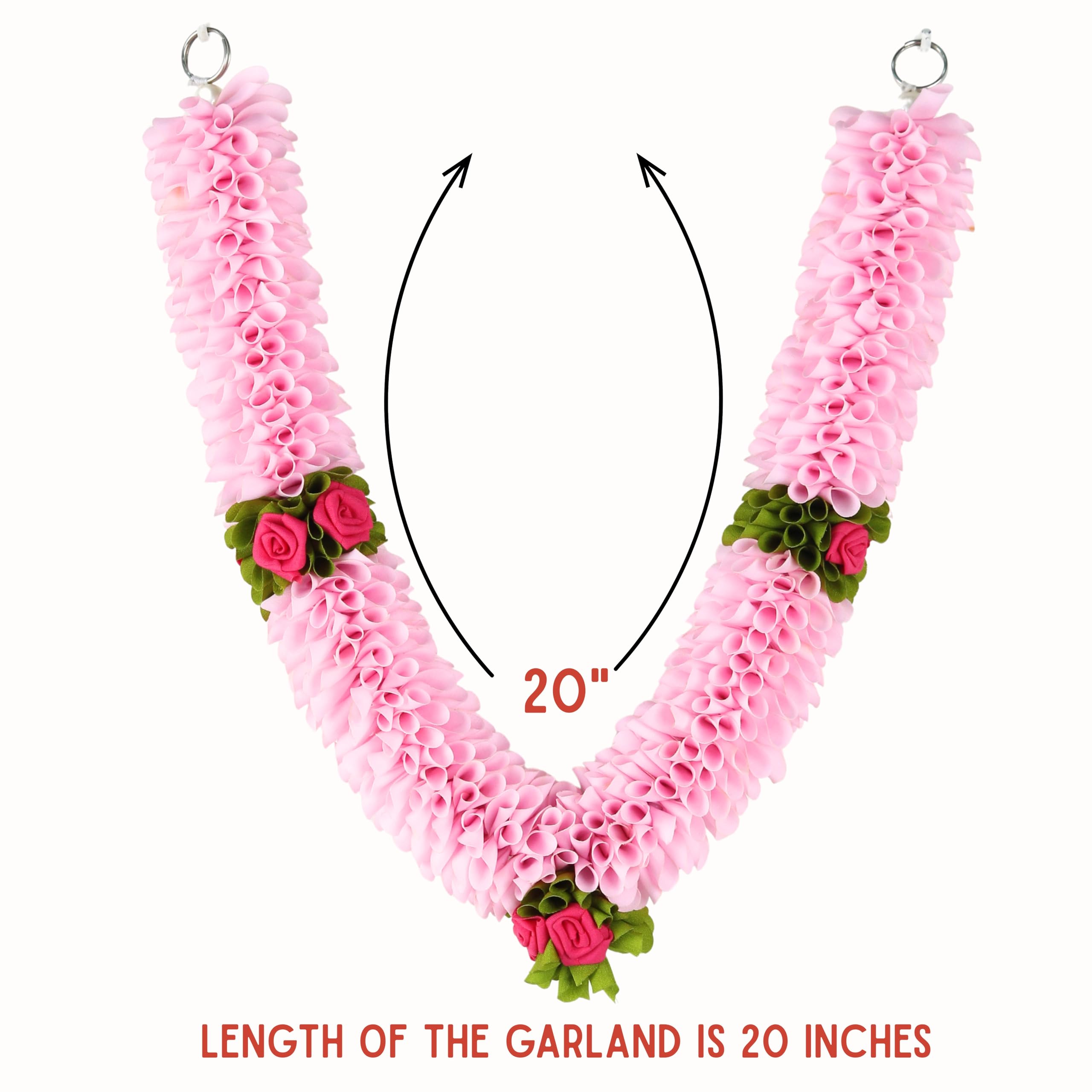 Daedal crafters- Half Meter Garland(Pack of Two), Pink DC50 - Image 3 thumbnail