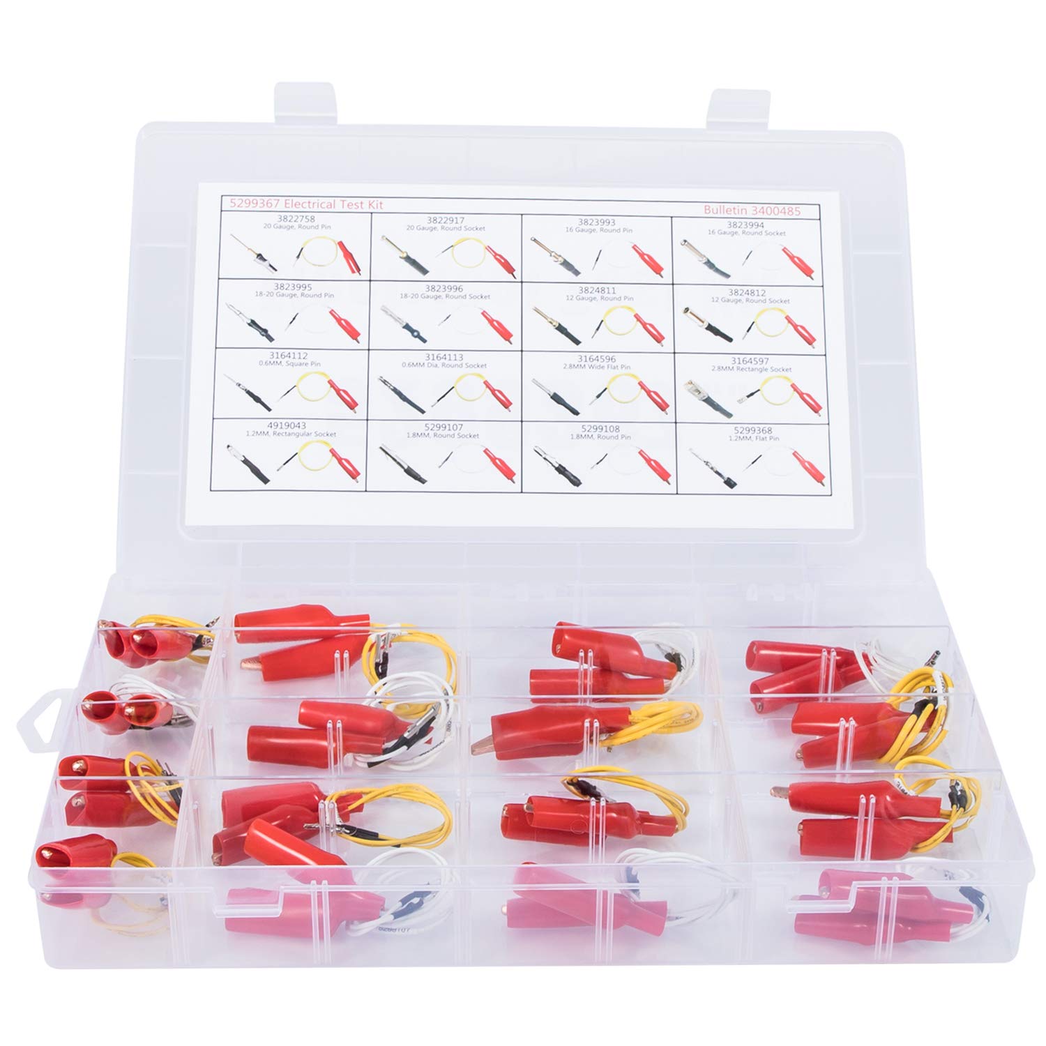 Amazon.com: Electrical Test Lead Kit 16 Pcs Electrical Terminal