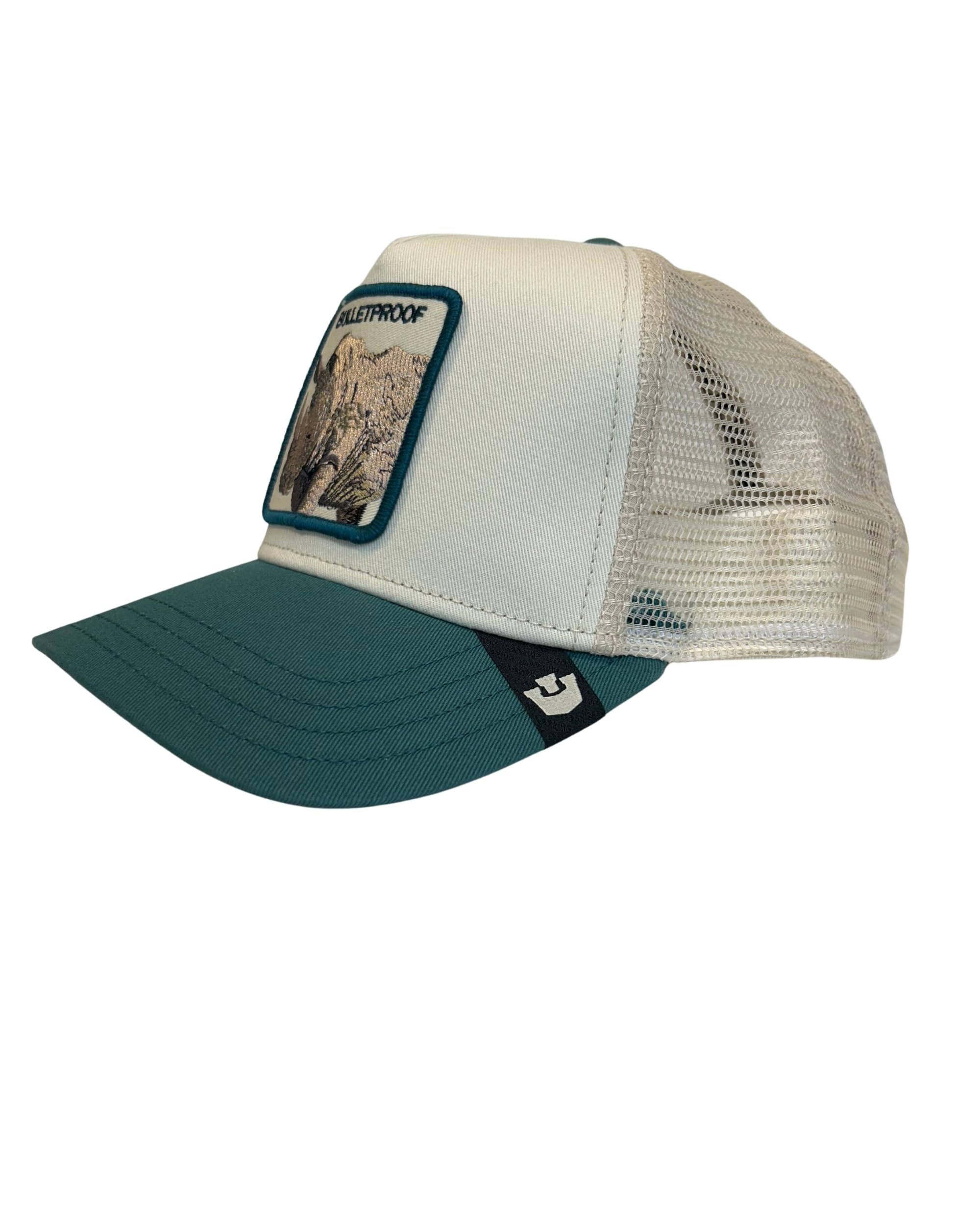 Goorin Bros. Cappello Bulletproof Trucker cap Misto Poliestere Chalk/Sea Unisex