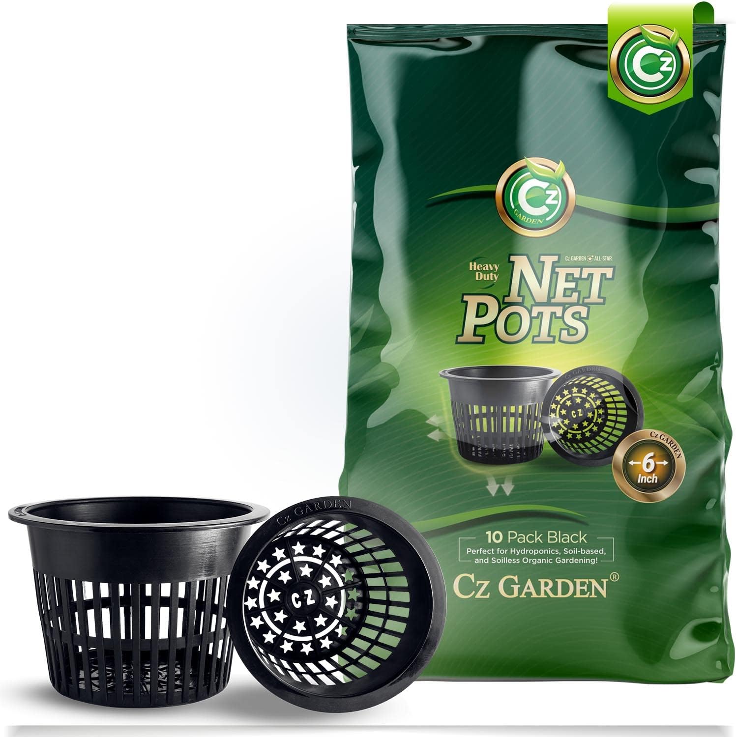 6" Wide Rimmed Mesh Pots Orchids ? Aquaponics ? Aquaculture