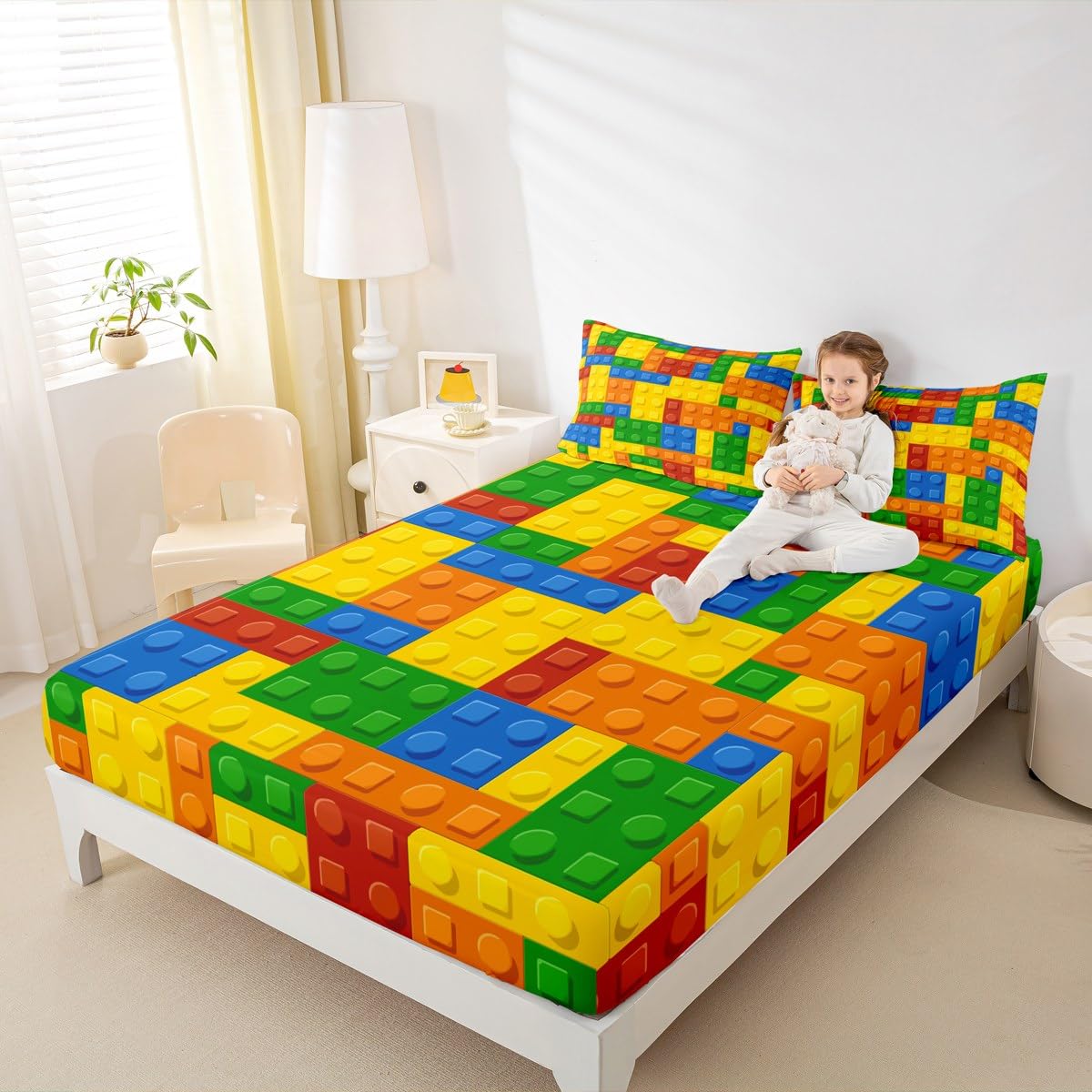 Amazon.co.jp: キッズゲーム ベッドシーツセット 子供の寝室用 カラー