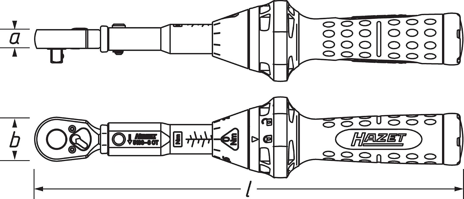 Frее Shірріng оƒƒеr Hazet 5107-3CT Torque Wrench 6.3 mm (1/4 Inch) 1-9 Nm Made in Germany