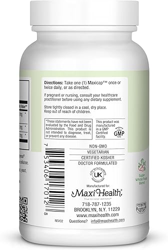 Miniatura 6 de Maxi-Health CranMax Supreme Cranberry Suplemento Cápsulas - Tracto urinario y apoyo inmunológico - 60 unidades - 1 mes de suministro
