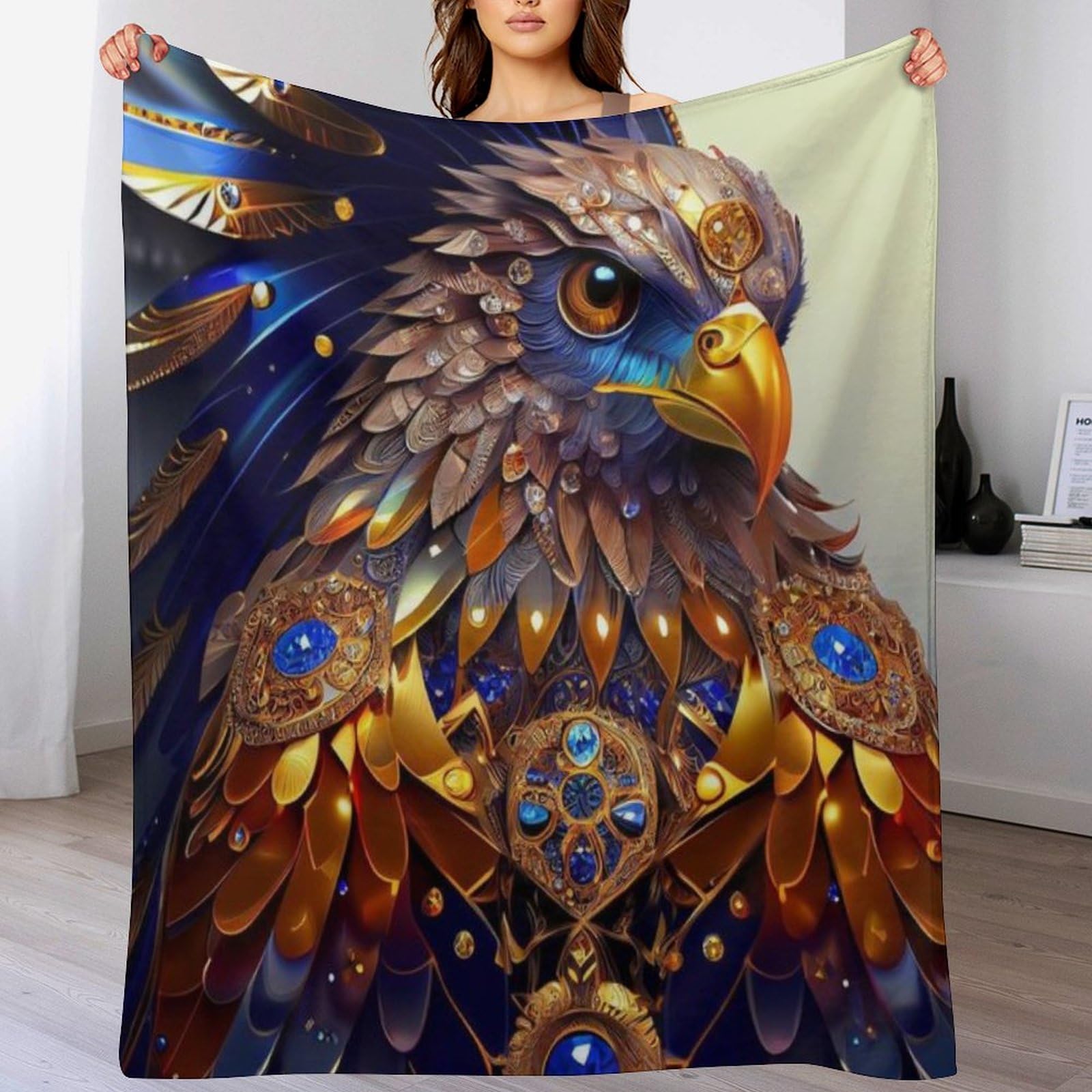 Couverture de canapé aigle pour enfants et adultes lors des soirées cocooning