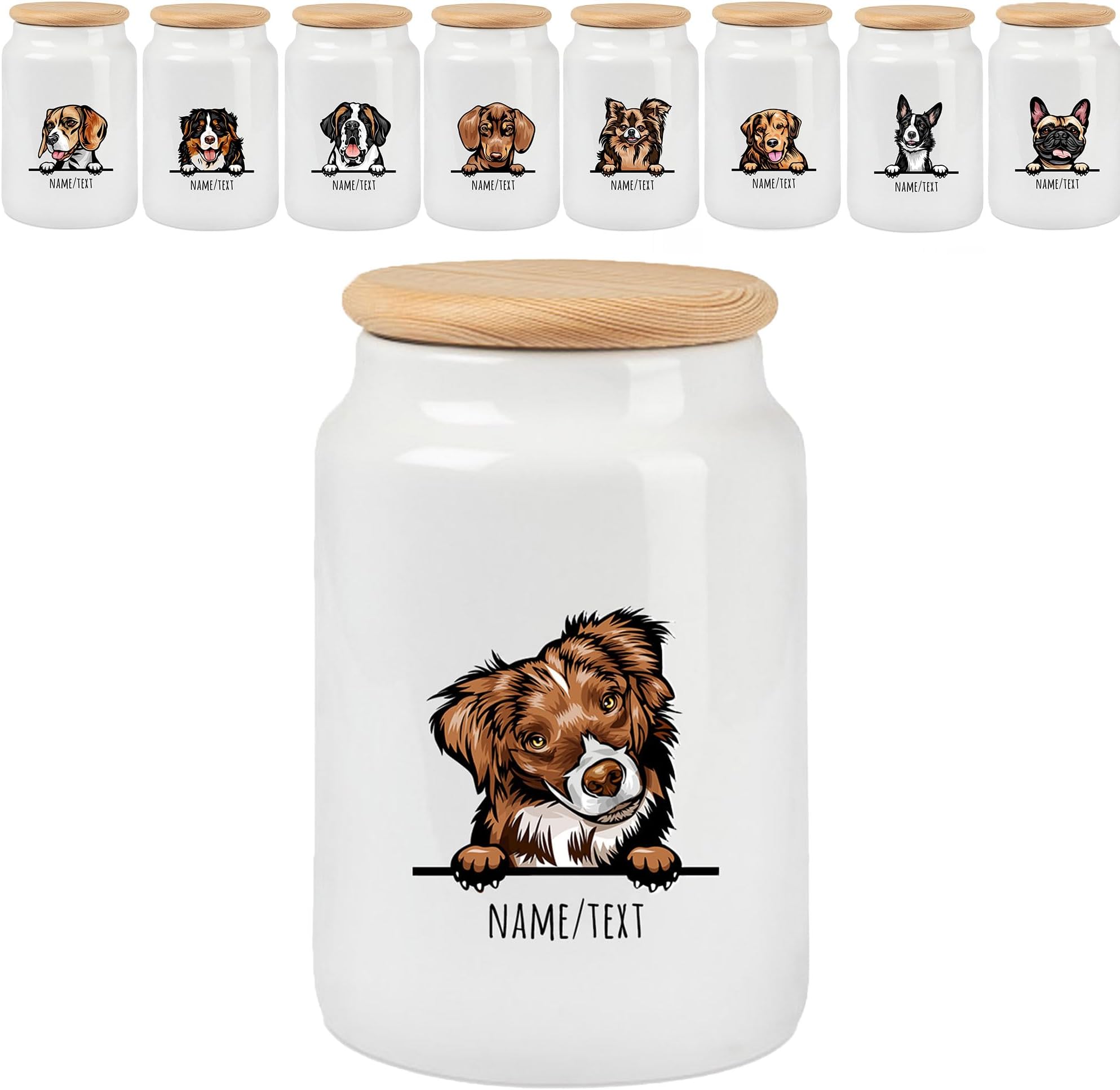 Tierisch-tolle Labrador-Hundesportweste – Wasserabweisend, Mit Rückentasche & Individuellem Namensdruck, Unisex