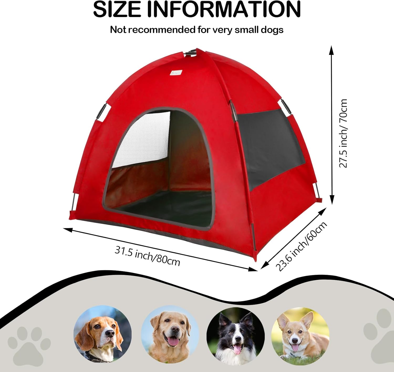 Ultimate Comfort: Review of the Red Waterproof Tent House for Small Pets