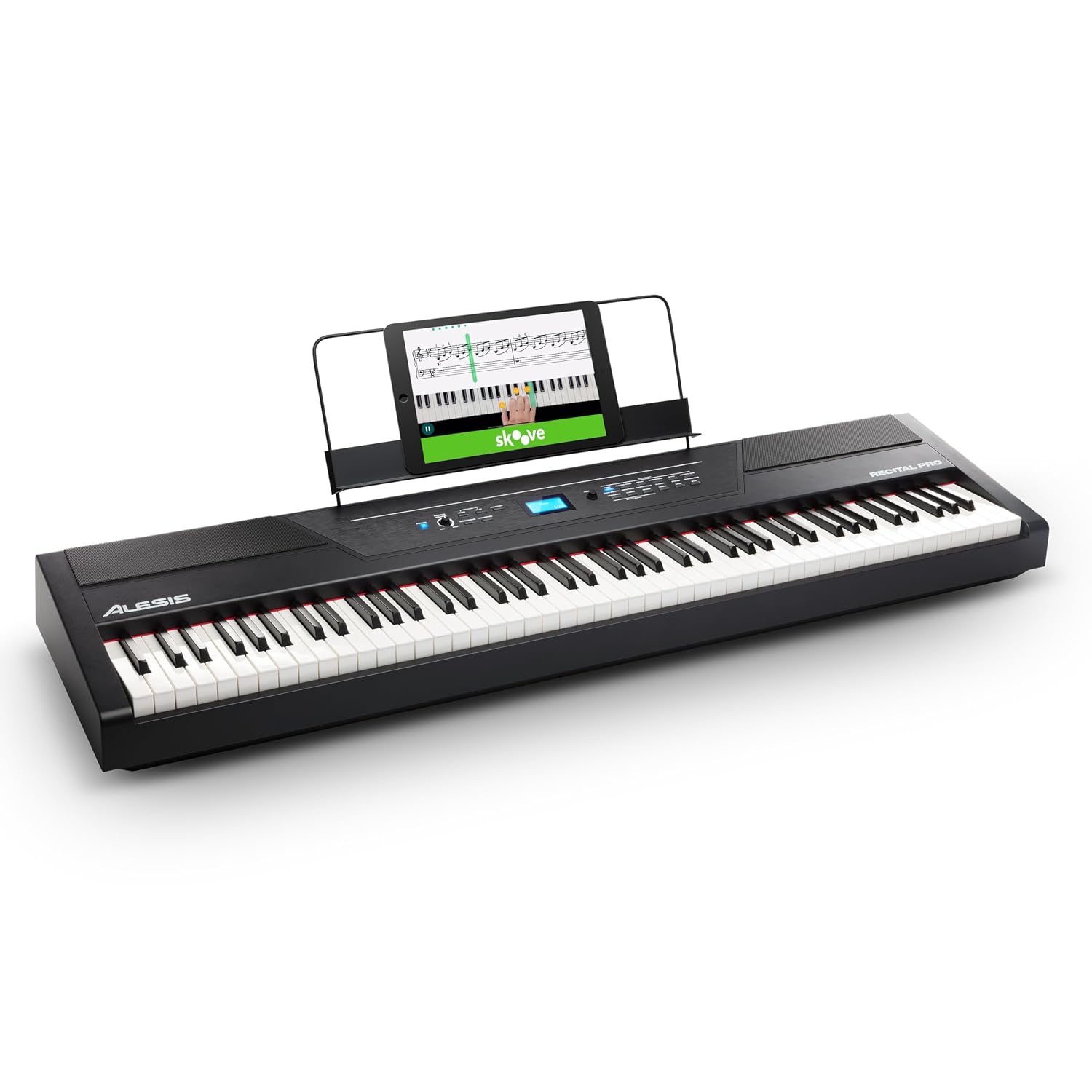 Alesis Recital Pro | 88-Key Digital Piano with Hammer-Action Keys, Built in Speakers and Educational Features - Review, Price and Buying Guide