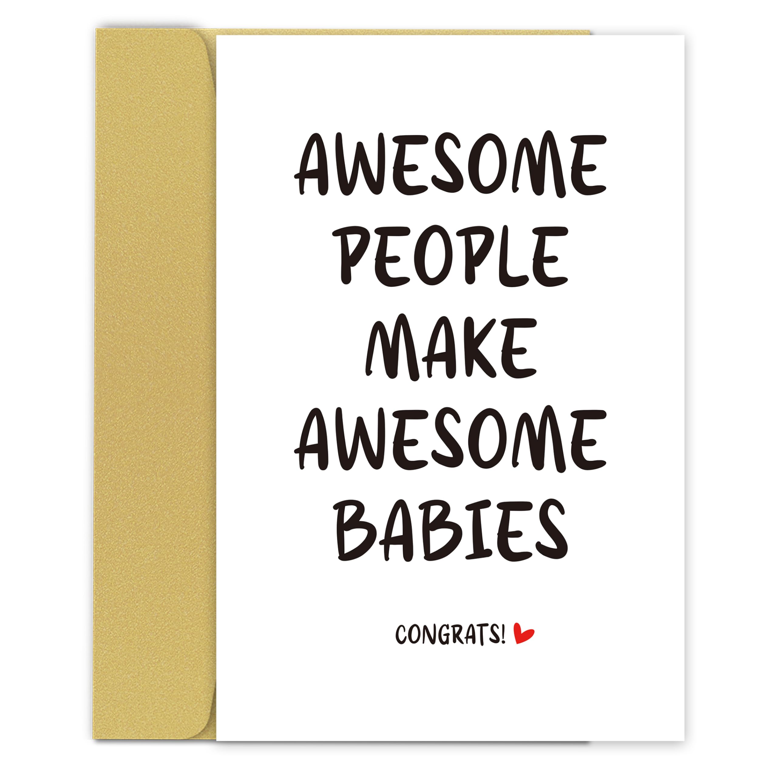 Zoytonky New Baby Card for New Parents, Congratulations Pregnancy Card, Baby Shower Card for Expecting Parents, New Born Baby Gift for Mummy to be,