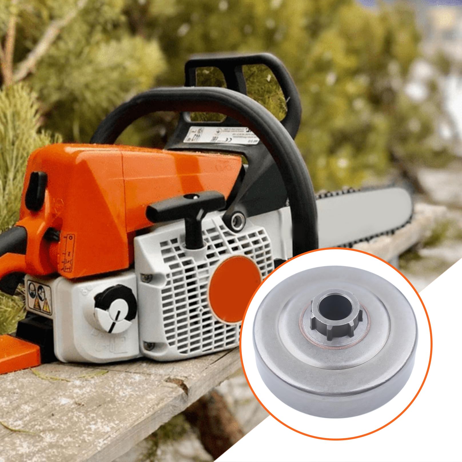 Amazon.com: Mtanlo 3/8-7T Rim Sprocket Clutch Drum Kit for Stihl