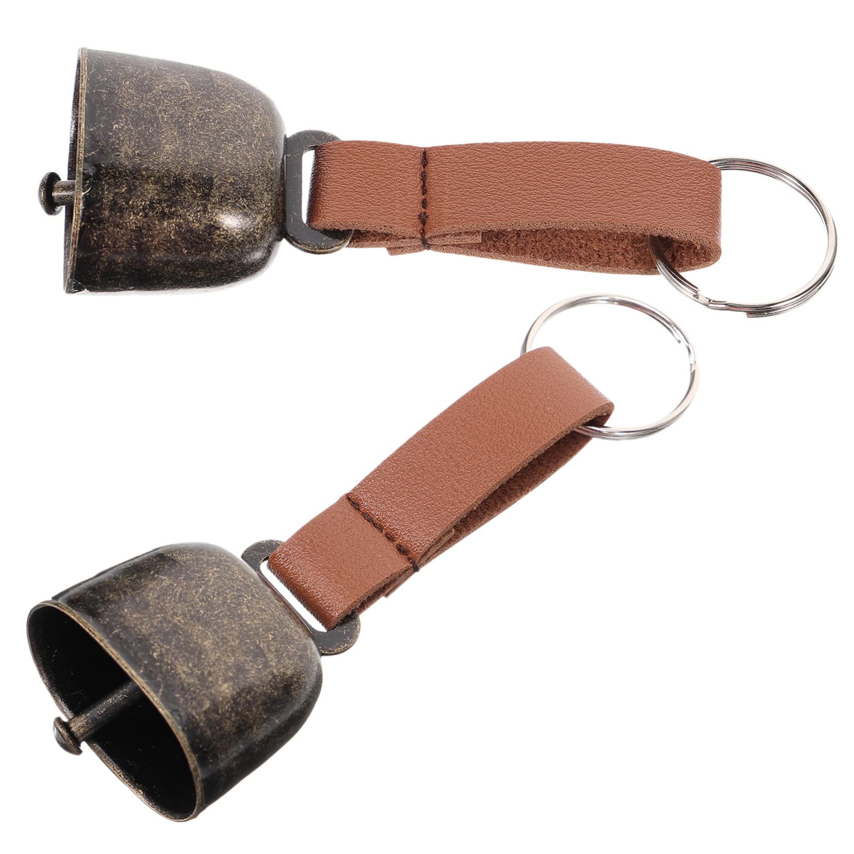 Gogogmee 2Pcs Camping Bear Bell Pendant Retro Bell for Hiking Traveling and Outdoor Adventures Loud Crisp Sound for Bear Protection Durable Design for Safety