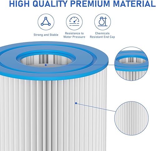 Miniatura 2 de 29007E - Cartucho de filtro de repuesto tipo H compatible con bomba de filtro Intex 330 GPH, 28201, 28201EH, 28601EG, 28701EH para piscinas sobre el