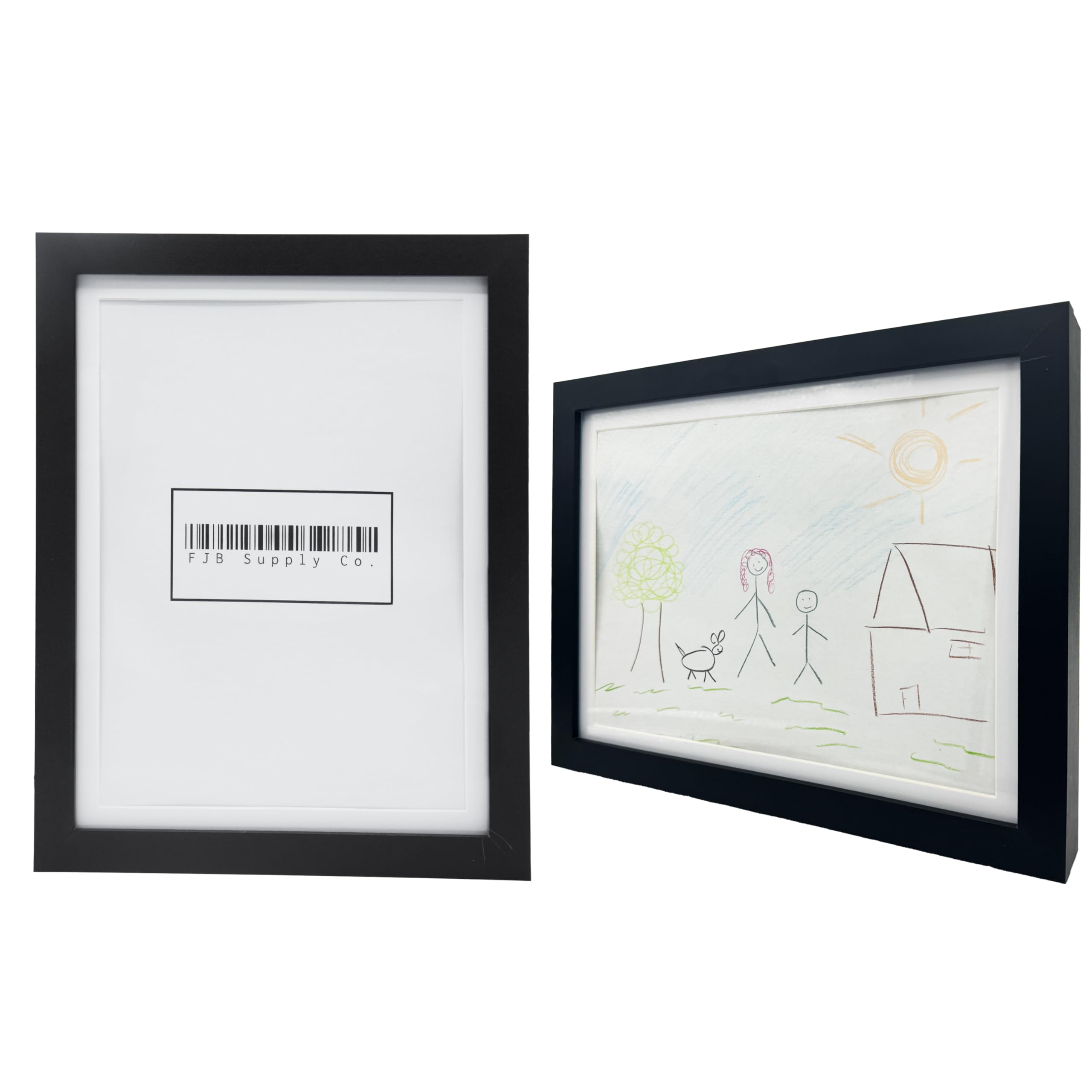 FJB Supply Co. Kids Art Display A4 Art Frame, Kids Art Frames 8.5x11 Inches Front Opening