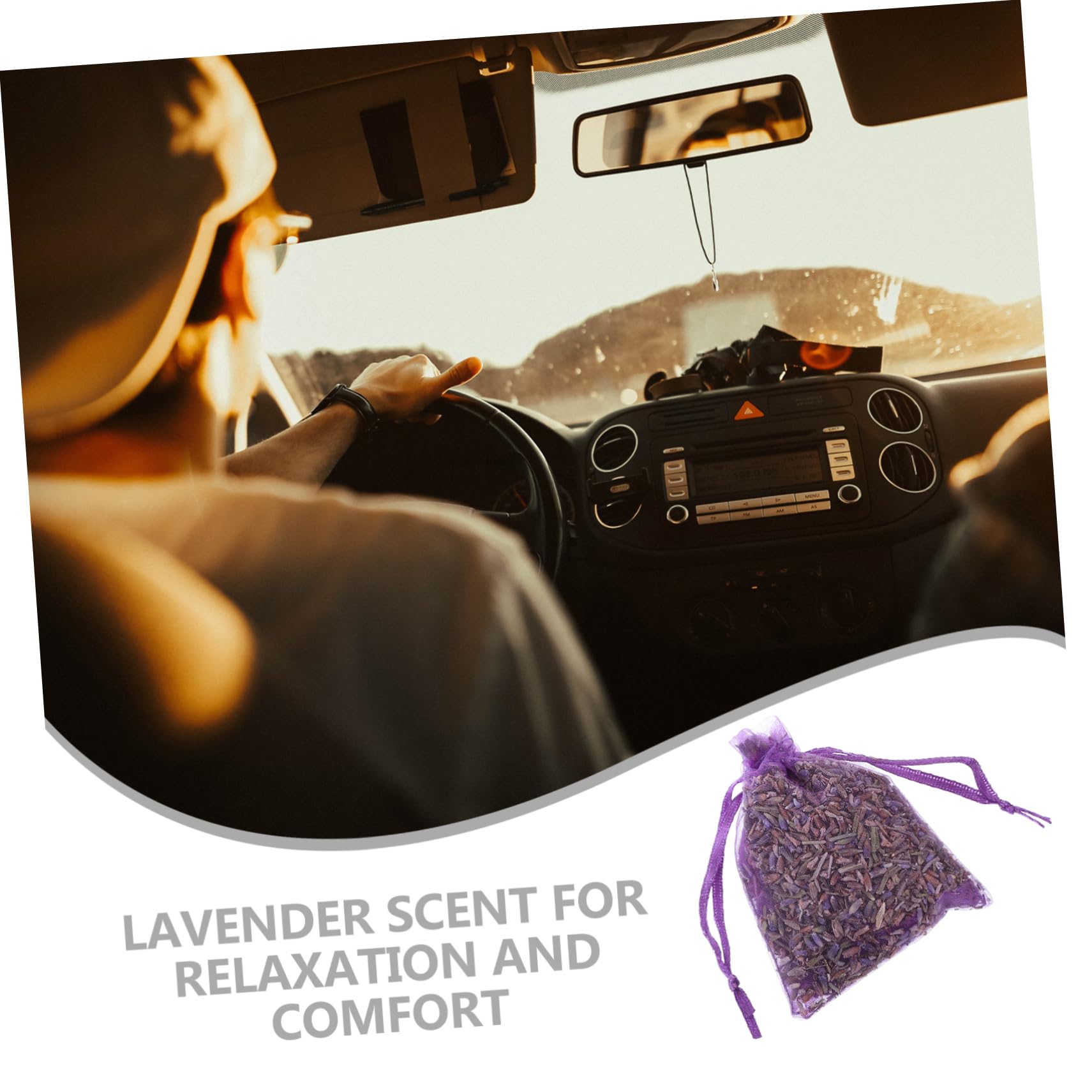 Amosfun 5 Set Bustina Di Lavanda Profumo Per Biancheria Sachet Profumato Bustine Profumate Per Cassetti Sacchetti Di Lavanda Per Armadio Porta Bustine Casalingo Bustina Appesa 12 Pezzi*5
