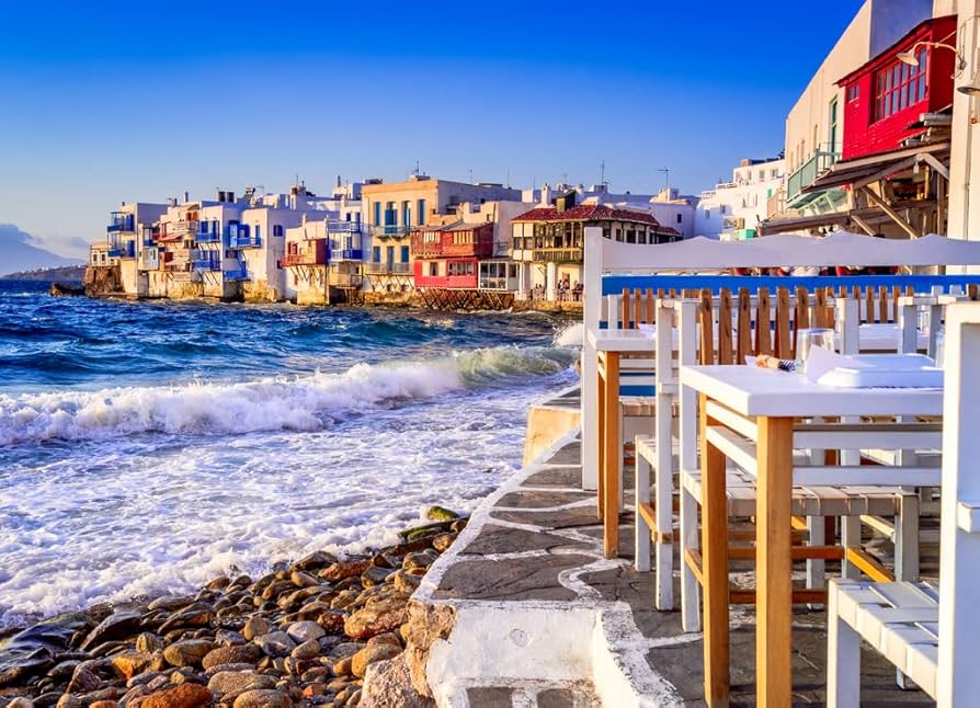 Amazon.com: Noah Jigsaw Puzzle Mykonos, Greek Islands