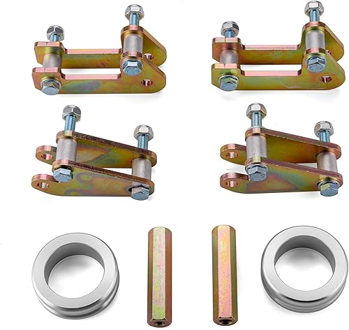WeiSen Kit de elevación completa de 3 pulgadas, soporte de elevación de suspensión delantera y trasera, espaciador compatible con Polaris Ranger