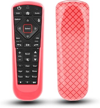 Remote Cover for Dish Network Remote Control 52.0/54.0, Silicone TV Remote Case Skin Sleeve Red