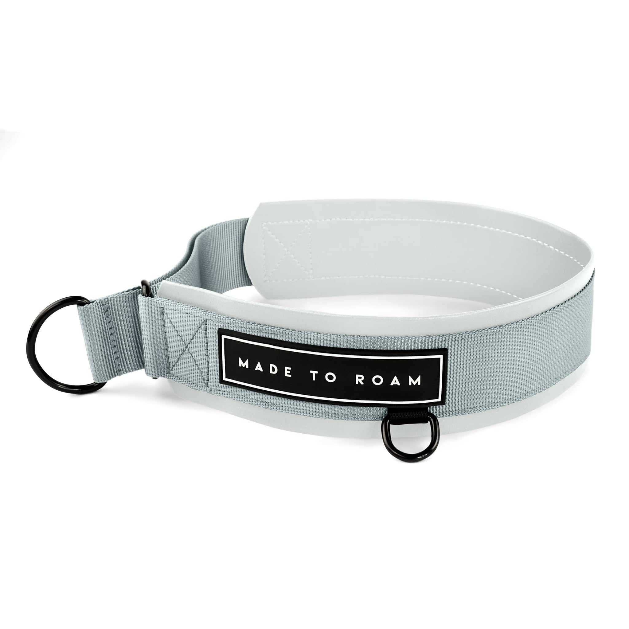 MADE TO ROAM Premium Everyday Dog Collar - Martingale Style No Pull Vegan Leather Collar, Heavy Duty and Lightweight for Small, Medium, Large Dogs (