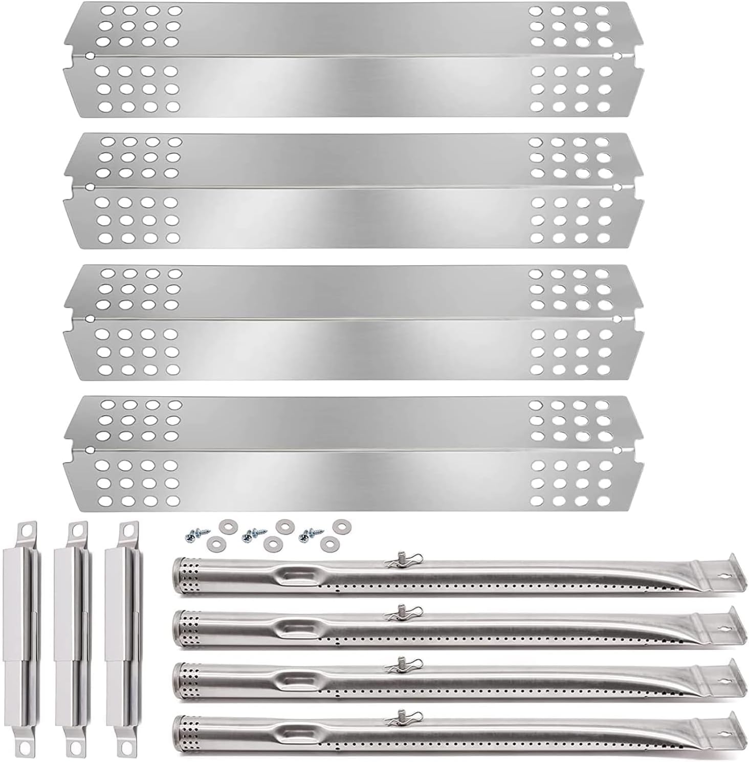 Criditpid Grill Parts Kit for Charbroil 463241313, 463241314, 463241013, 463241413, 463241414, 466241013, 466241313, 466241413 Grill, Heat Plate Grill Burner Igniter Parts for 463241013