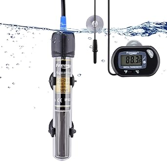 FREESEA - Submersible Aquarium Thermometer 25-300 Watt 300 Watt for 40-60 Gallon Tank