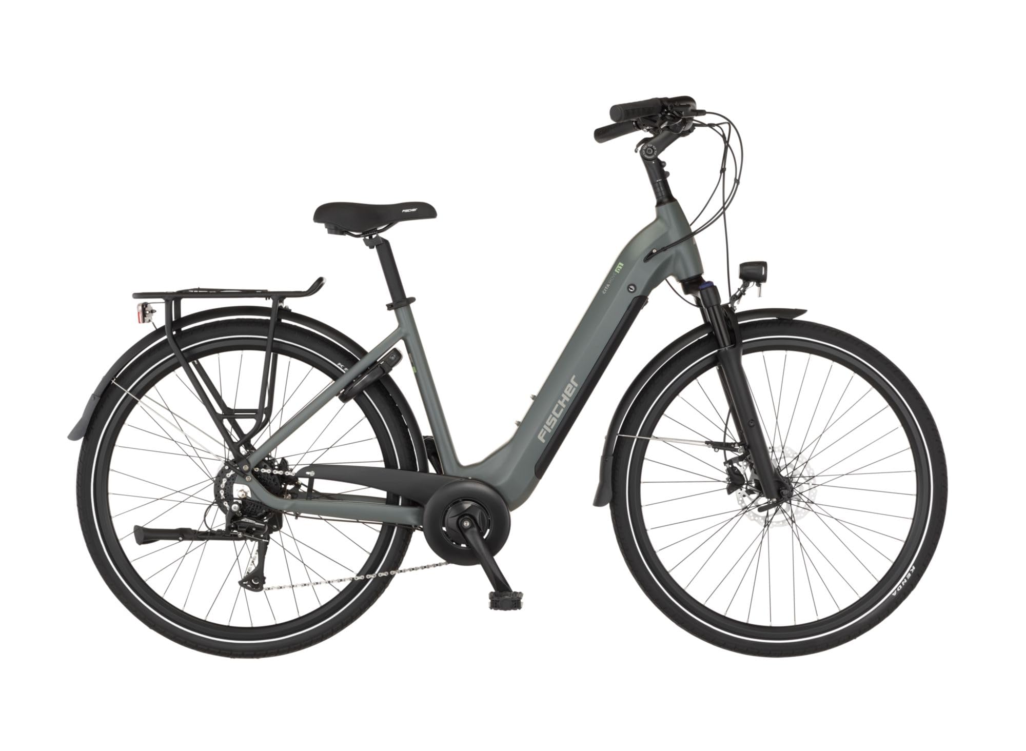 FISCHR E-Bike CITA Move 01 Elektrofahrrad für Damen und Herren, RH 48cm, Heckmotor 50Nm, 36V Akku, Wave-Rahmen