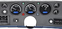 Vista 2 de Dakota Digital 70-72 Chevy Chevelle SS EL Camino Analógico Dash Calibres Negro Aleación Azul VHX-70C-CVL-K-B
