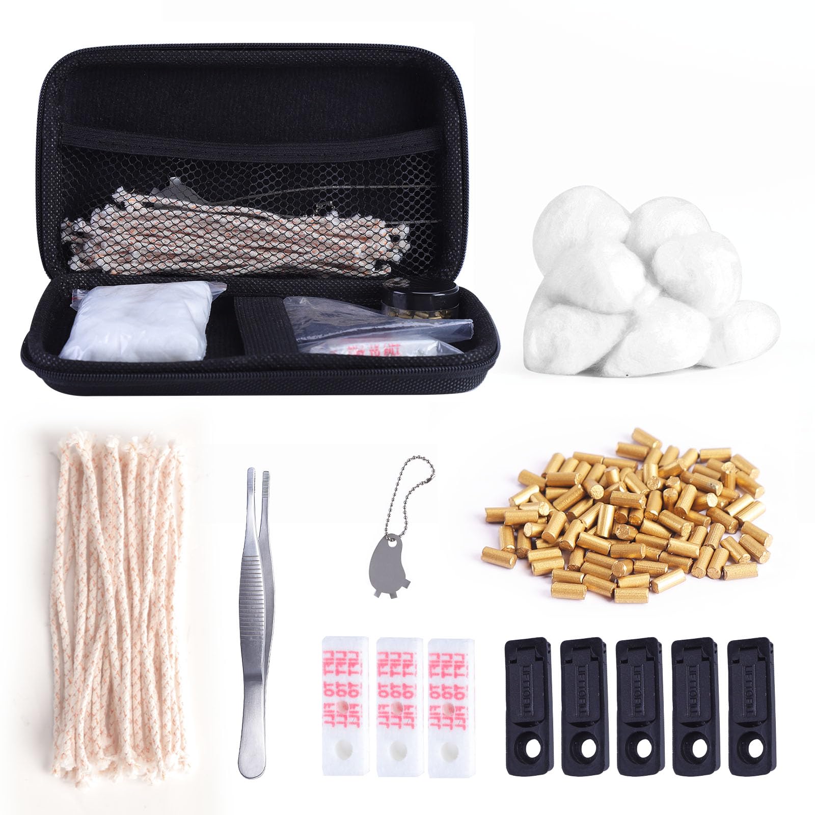 Amazon.com: Lighter Repair Kit - Complete Maintenance Tools for Fluid &  Petrol Lighters | Includes Flint, Wick, and Accessories