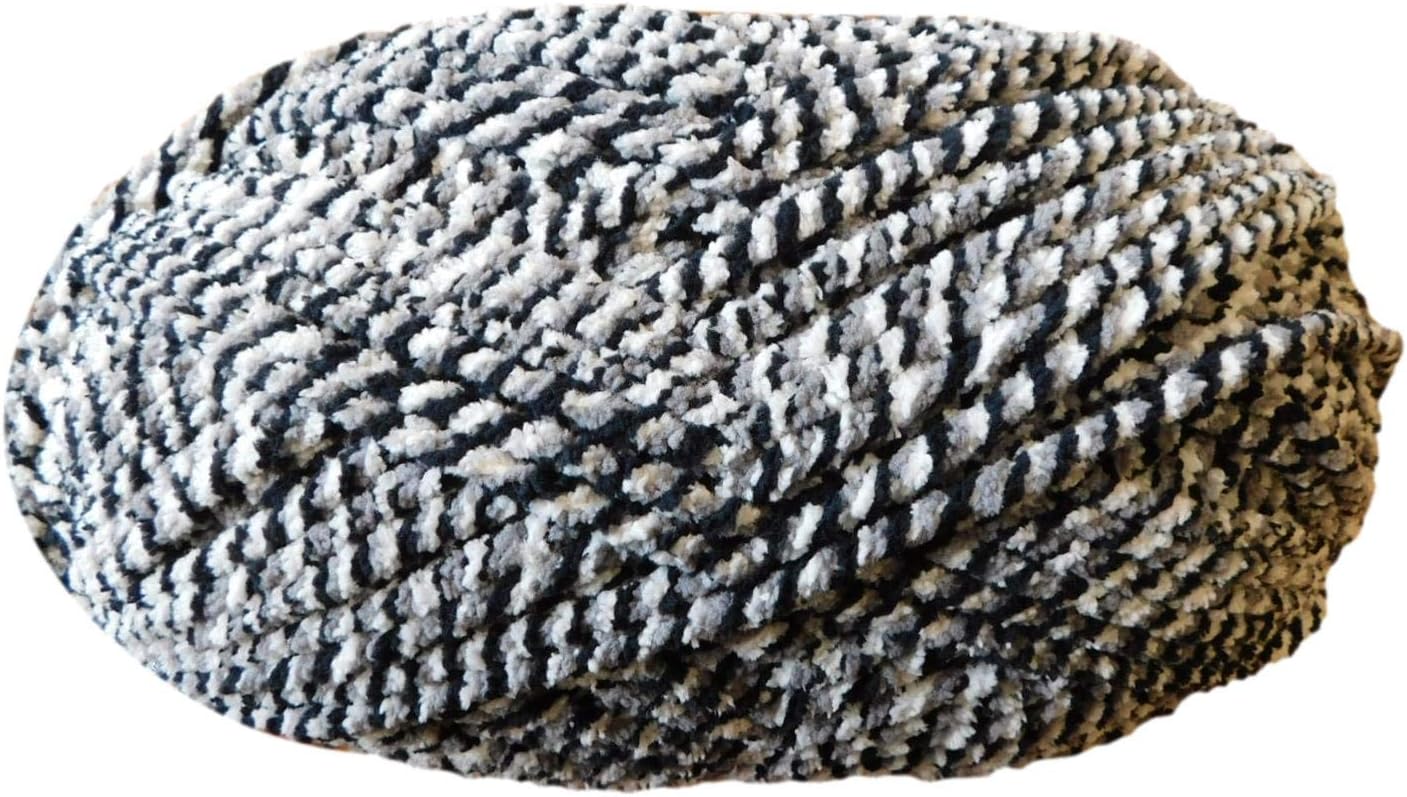 Big Ball Blanket Yarn 2-Pack Bundle by Bernat Plus 6 Blanket Yarn Patterns Super Bulky #6 10.5 Ounce Ball 220 Yards (Inkwell)