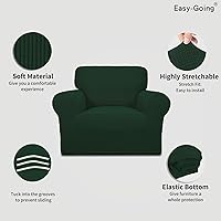 Vista 650 de Easy-Going - Funda elástica para sofá, 1 pieza, protector de muebles, suave, con parte inferior elástica, para niños, tela de jacquard de poliéster