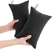 Vista 11 de NTBAY Tiny Pillows, almohada de microfibra alternativa de plumón de 7 x 11 pulgadas para viajes, mascotas, suave lavable a máquina, almohadas