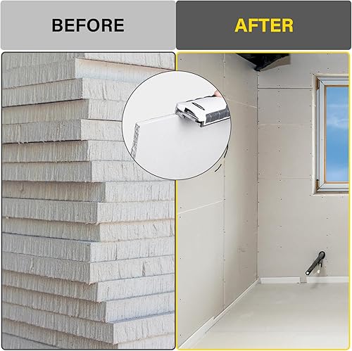 Miniatura 5 de Escofina para paneles de yeso, Escofina de herramientas para paneles de yeso de 7 pulgadas, herramienta combinada para placas de yeso con dientes