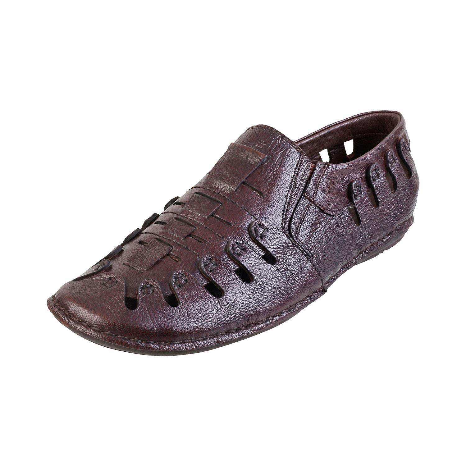 Metro Mens Leather Brown Sandals (Size (11 UK (45 EU)) (B084T5BVT9) Amazon Price History, Amazon Price Tracker