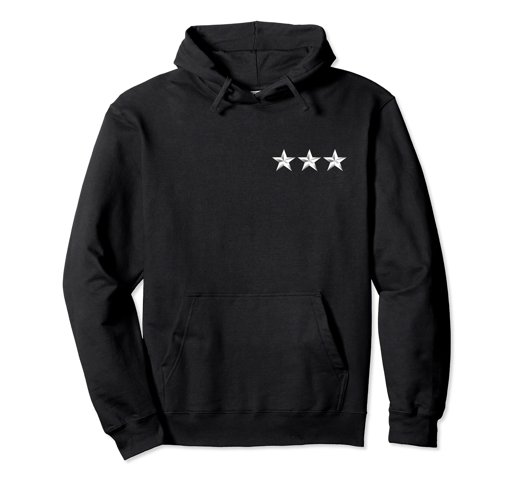 O-9 Lieutenant General Officer Rank Insignia, Army Division Pullover Hoodie