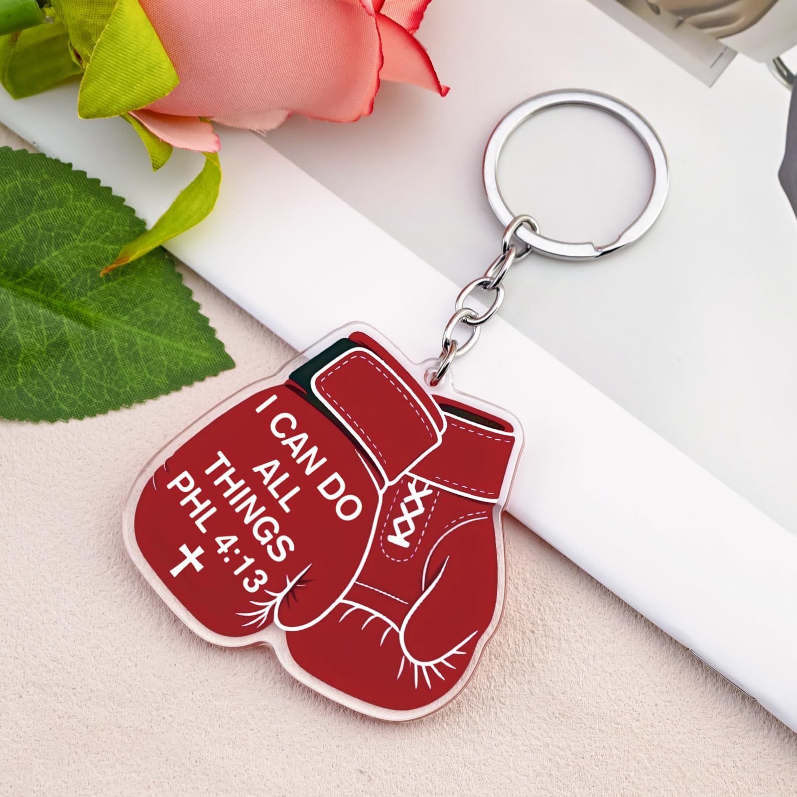 Boxing Gifts For Men Boxing Gloves Keychain Gift For Boxers Fighters Fitness Instructor Gift Mma Gifts For Men Coach Accessories Personal Trainer Presents Appreciation Thank You Keyring