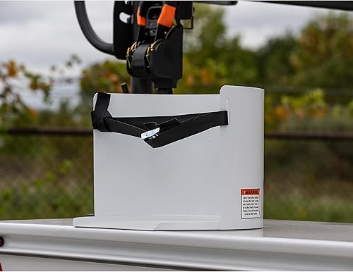 Miniatura 5 de Buyers Products 5201005 - Estante enfriador de agua de 5 galones para camión, acero blanco con superficie plana, accesorios para camiones y