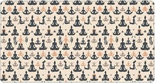 Yoga Meditation (8) for Large Mouse Pad 31.5 X 15.8 in Extended Desk Mat, Gaming Mouse Pad XXL Desk Pad for Keyboard and Mouse, Office & Home