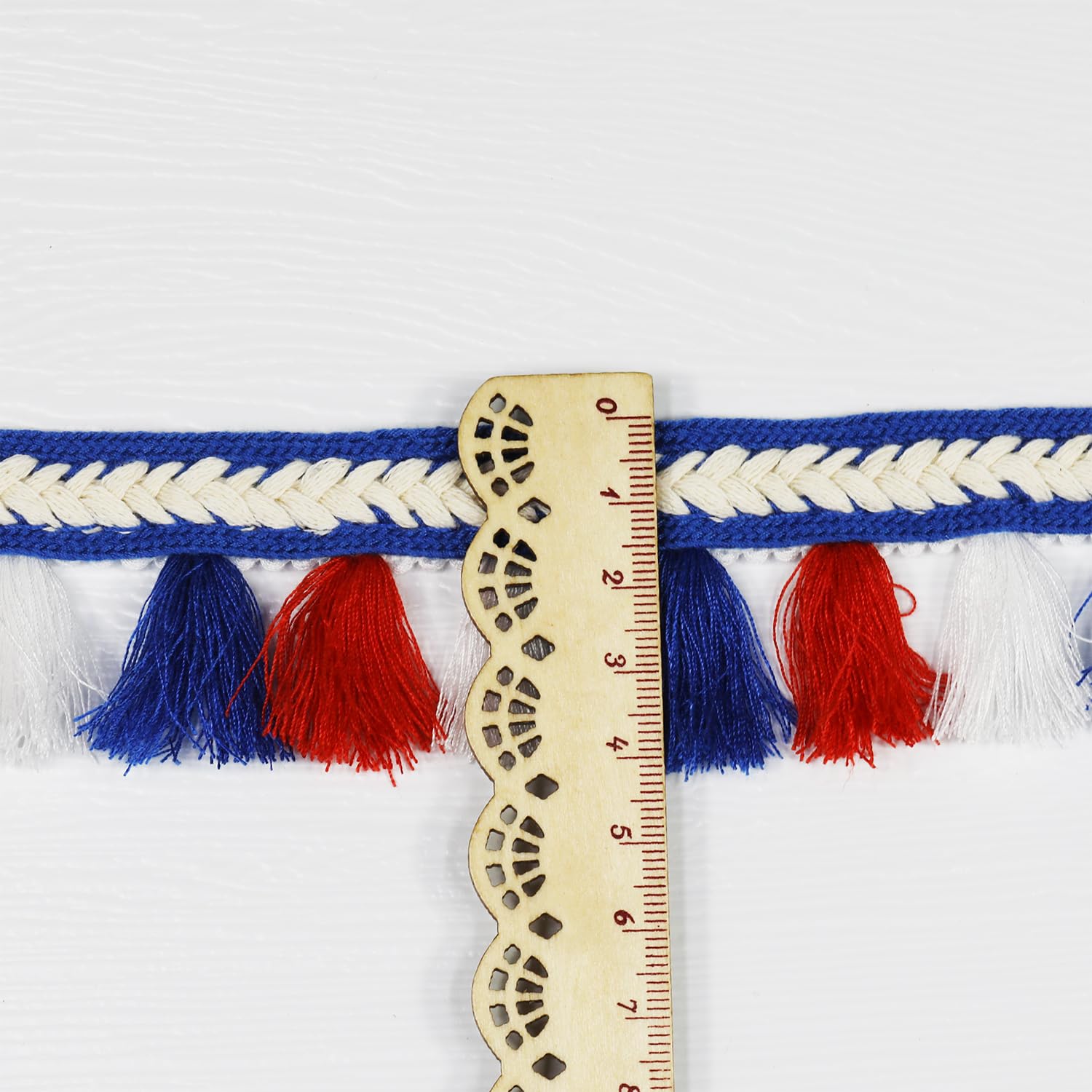 Bordure à Franges En Coton Bohème 6 Cm X 9 M - Idéale Pour La Couture, La Déco Maison Et Les Projets Créatifs