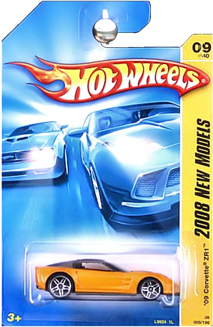 Hot Wheels 2008 New Models 2009 Chevrolet Chevy Corvette ZR1 Yellow Orange