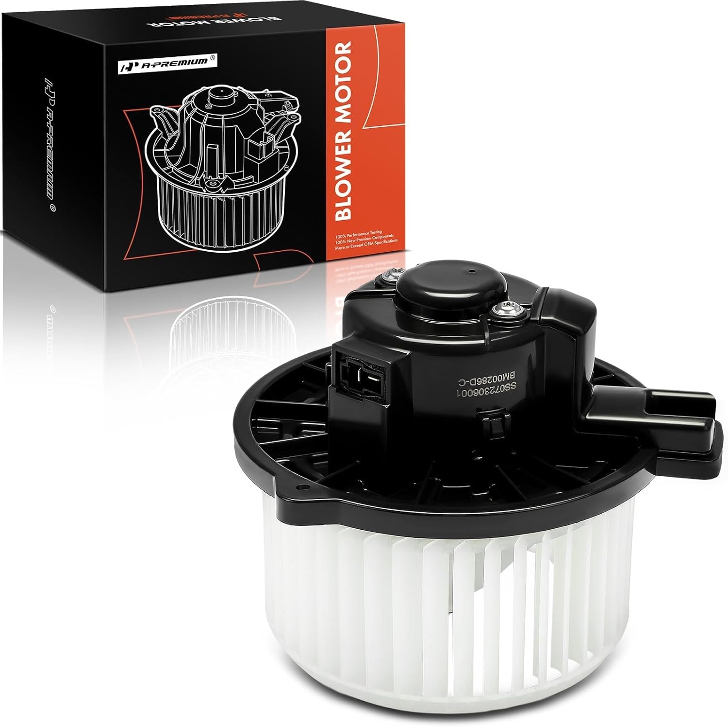 A-Premium Front HVAC Heater Blower Motor Compatible with Hyundai & Kia Vehicles - Tucson 2010-2021, Accent, Genesis, Veloster, Borrego, Rio 2006-2011, Rio5, Sportage 2011-2022 - Replaces PM9359