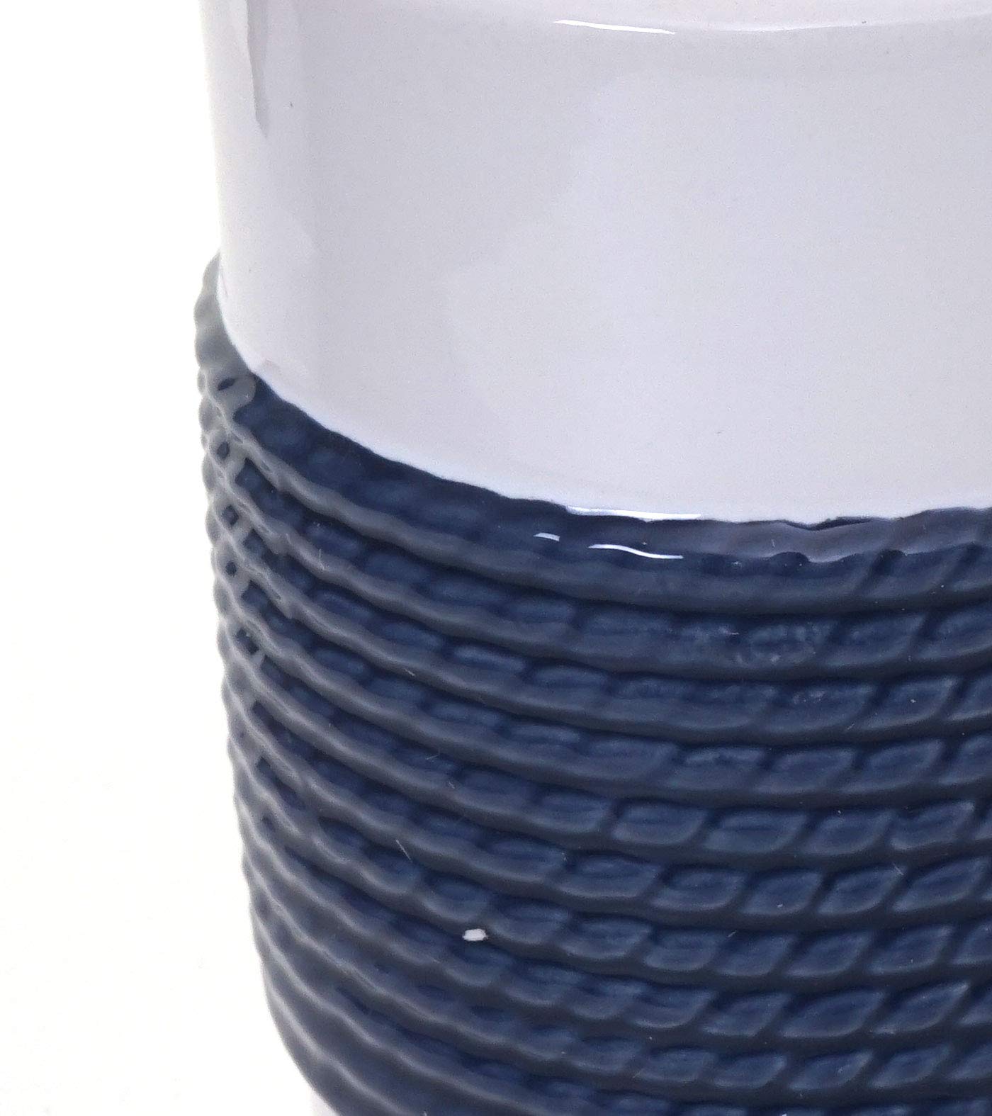 Set de accesorios de baño HWC-C73 cerámica blanco azul