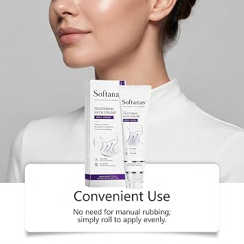 Softanas Tightening Cream, 2026 New Softanas Instant Neck Lift Cream, Infused with Retinol & Hyaluronic Acid | Firms the Neck, Reduces Wrinkles & Double Chin (2pcs)