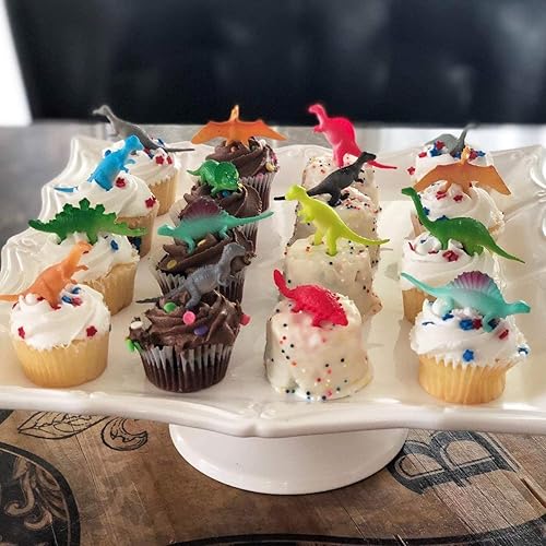 Miniatura 3 de 168 piezas de mini figuras de dinosaurio, juego de dinosaurios de plástico realista para niños pequeños, aprendizaje educativo, bolsa de regalos,