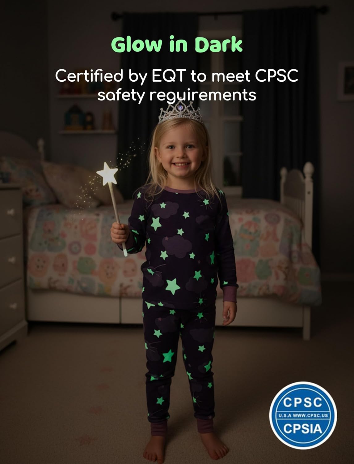 PATPAT Bamboo Viscose Pajama Sets for Toddler Boys & Girls Baby Kids, Ultra-soft Snug fit Pjs Sleepers for Birthday Holiday - Image 2