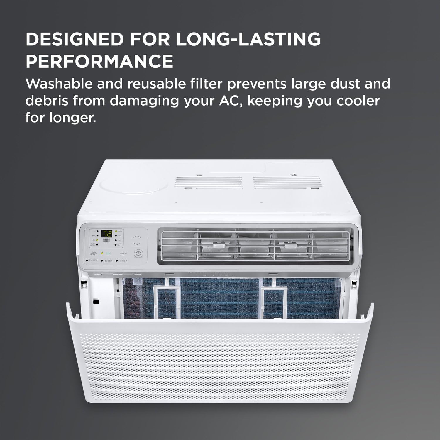 TCL H12W35W 12,000 BTU Smart Window Air Conditioner, AC Unit, Fan & Dehumidifier, 550 Sq. Ft, Remote Control, Compatible with Alexa/Google Assistant, White