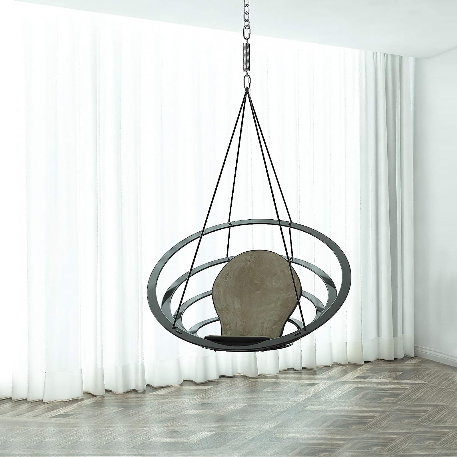 Resorte de Silla Colgante de Metal de Acero al Carbono para Columpio