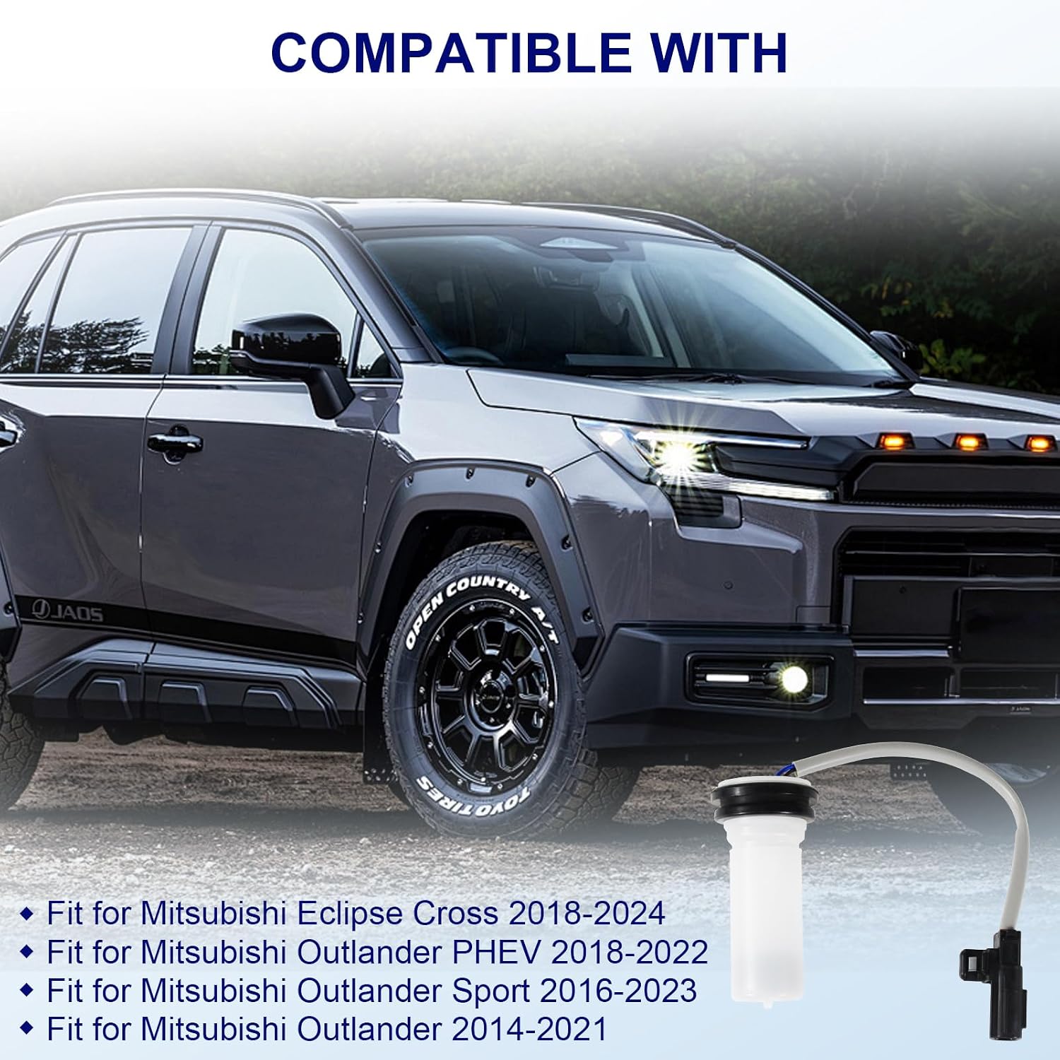 ZNB 8260A406 Washer Fluid Level Sensor Compatible with Mitsubishi Outlander 2014-2021, Outlander Sport 2016-2023, Outlander PHEV 2018-2022, Eclipse Cross 2018-2024