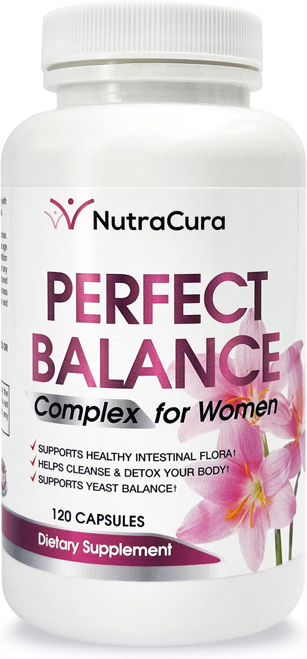 Perfect Balance Complex for Women - Vaginal Health Dietary Supplement - Promotes Fresh Vaginal pH - 2 months supply