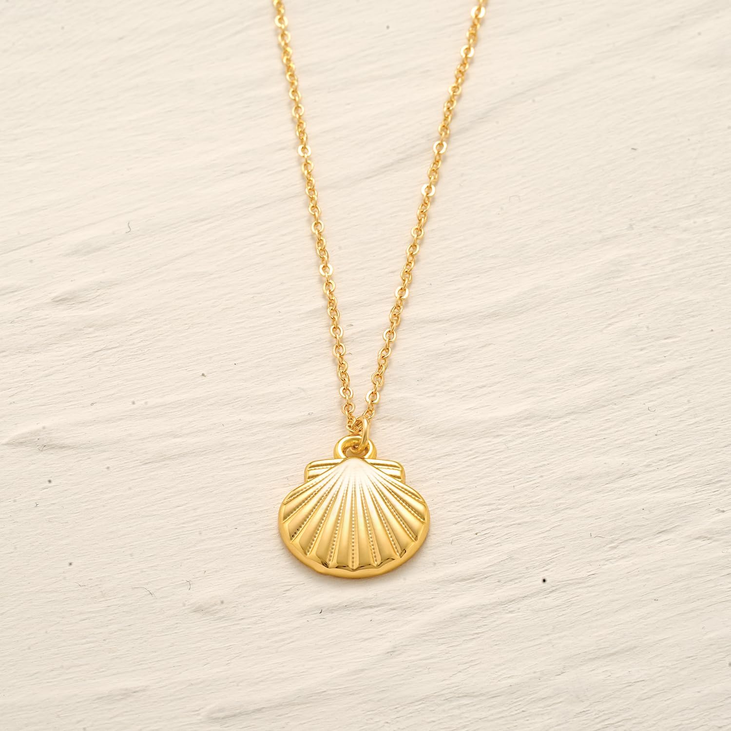 MYEARS Women Gold Necklace Pendant 14K Simple Dainty Chain Everyday Summer Beach Jewelry - Image 6